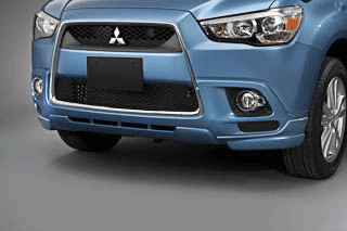 Wholesale 2012 Mitsubishi Outlander Sport Front Corner Extensions Laguna Blue (Part#MZ575967EX)