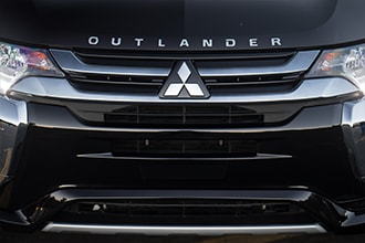 Wholesale 2019 Mitsubishi Outlander Hood Emblem OUTLANDER Chrome (Part#MZ553141EX)