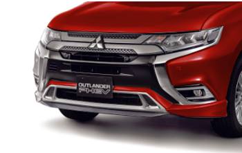 Wholesale 2019 Mitsubishi Outlander PHEV Front Corner Air Dams Red (Part#MZ576735EX)