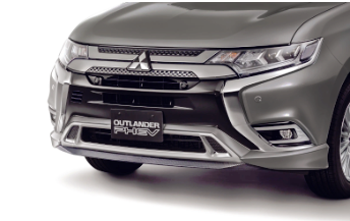 Wholesale 2020 Mitsubishi Outlander PHEV Front Corner Air Dams Silver (Part#MZ576738EX)