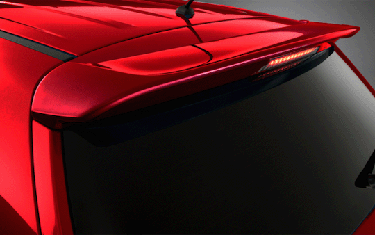 Wholesale 2021 Mitsubishi Outlander Sport Tailgate Spoiler Red (Part#MZ574740EX)