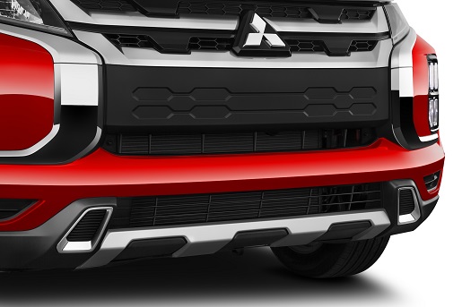 Wholesale 2021 Mitsubishi Outlander Sport Front Lower Trim Black with Chrome Bezels (Part#MZ576764EX)