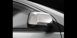 Wholesale 2009 Mitsubishi Outlander Side Mirror Covers w/o Turn Signal Chrome (Part#MZ569716EX)