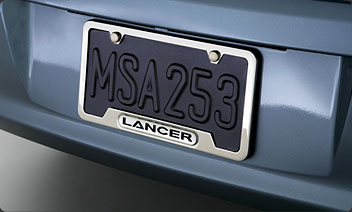 Wholesale 2014 Mitsubishi Lancer Sportback License Plate Frame Lancer (Part#MZ313953)