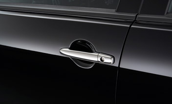 Wholesale 2011 Mitsubishi Outlander Sport Door Handle Covers Chrome w/ FAST key (Part#MZ576227EX)