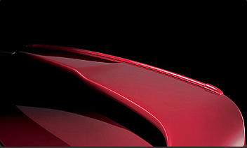 Rear Spoiler Extension Rally Red - MZ575859EX